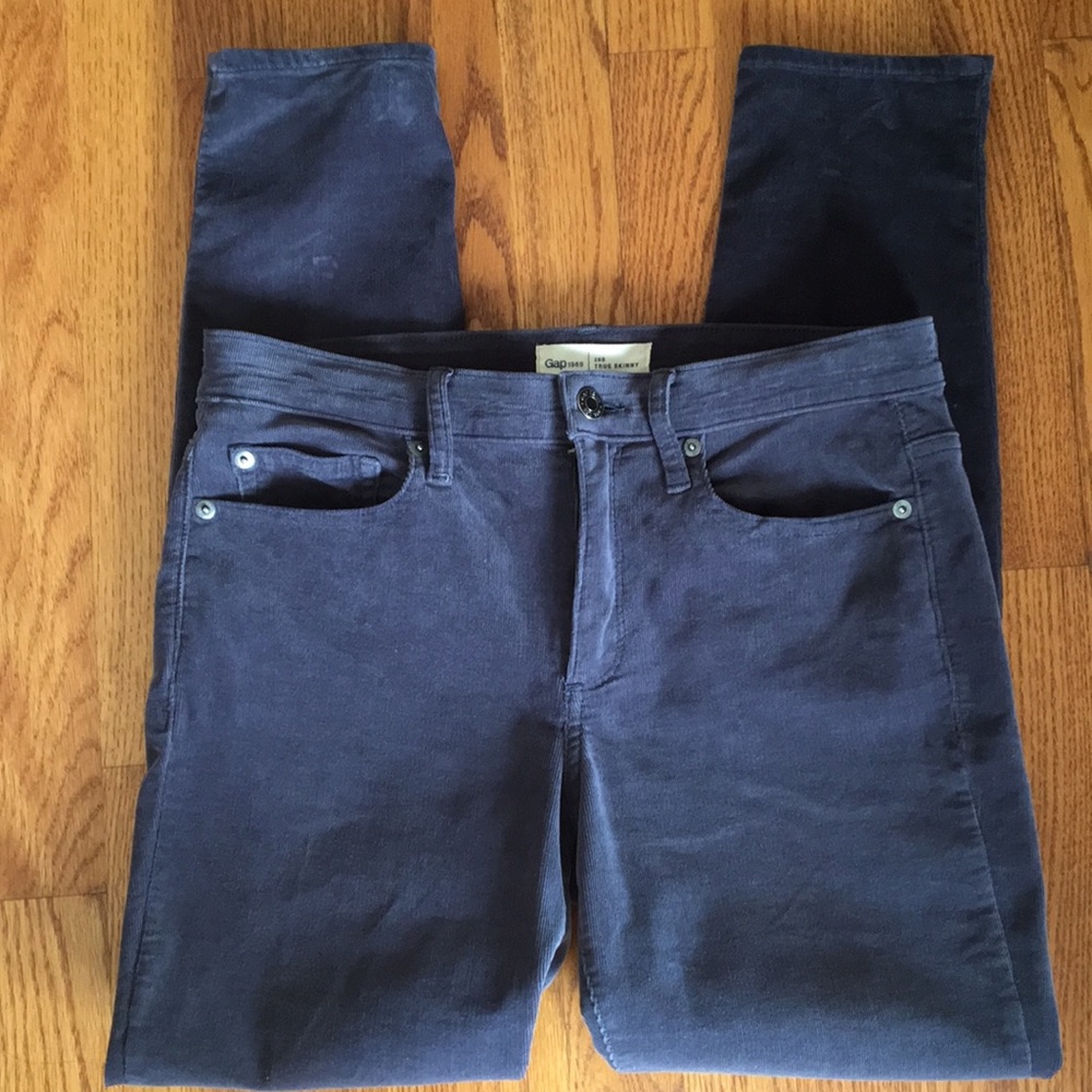 Gap true skinny corduroy pants 28S